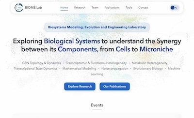 BIOMÉ Lab website